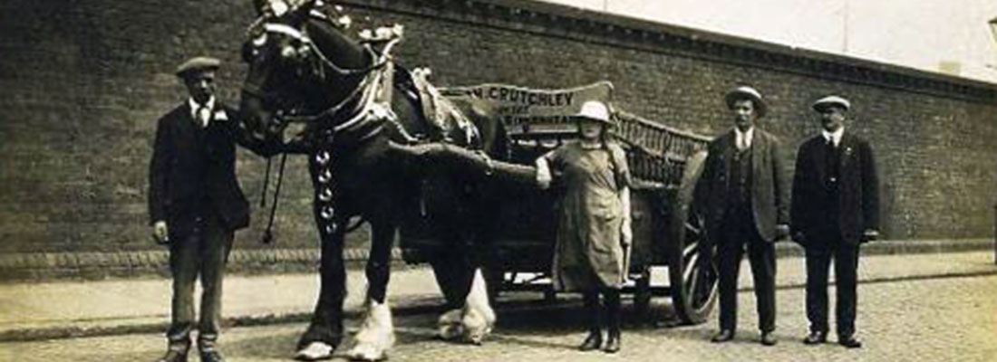 Image of Crutchley's horse and cart